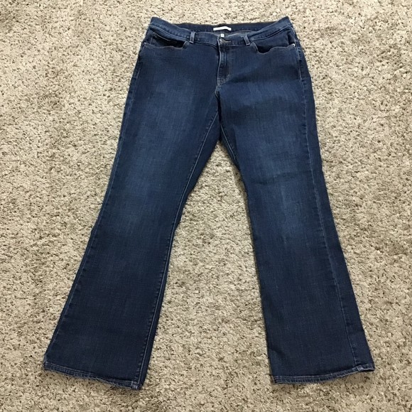 Levi Strauss Women's Jeans 14 Classic Boot Cut Dark Wash - Picture 14 of 14